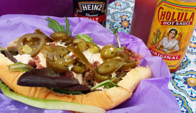 The Quack Attack from Plum Pit. Relax: I ordered the jalapenos. BOB YESBEK PHOTOS